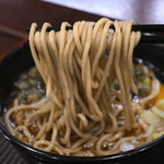 立喰いそば梅市 - ニラ天そば@税込620円＋生玉子@税込80円