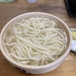 釜揚うどん一忠 - 釜揚げうどん　大おおめ（3玉）