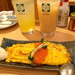 刻刻刻刻坐 - 明太子いくら出汁巻き玉子