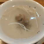 炭焼牛タン 孝 - 牛タンスープ