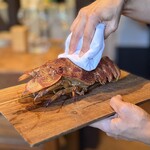 LAINE INAMURAGASAKI - 元気いっぱいなうちわ海老