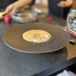 LAINE INAMURAGASAKI - 稲村ヶ崎沖うちわ海老のビスク 稲村ヶ崎で稀に撮れるセミ海老