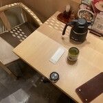杵屋 - テーブル席