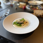 LAINE INAMURAGASAKI - 対馬天然クエ ルッコラの上にクエ