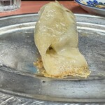 一番 - 両端は閉じないトンネルスタイル。手包みならでは。