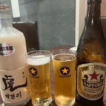 炭火焼肉ホルモン うらら - 虎マッコリand赤星さん