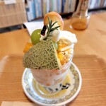 cafeひなぎく - ミルクとアプリコットのデザート