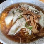 四川飯店 - 餃子ラーメン680円(税込み)