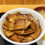 ぶた丼のとん田 - バラぶた丼（肉大盛り）