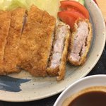 大須食堂 おおもり - 極上味噌かつ定食　￥1706