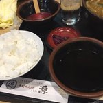 Minamotote Uchimen Dokoro - カレーうどん定食　￥880　麺大盛り￥120
                        小天ぷら盛＋小ライス＋￥280