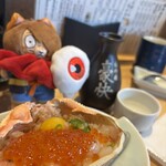 すし酒場くらや 調布本店 - エビ蟹いくらの宝石箱や！（メニュー名ですよ）