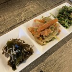 居酒屋もくもく - 前菜3種盛