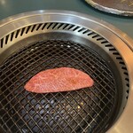 焼肉井とう - ミスジもそこまで焼きません