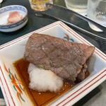焼肉井とう - 肩三角はおろしポン酢で