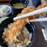 元禄二八そば 玉屋 - 揚げたてのえび天は最高です♪