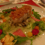 モナリザ - クリスマスリースに見立てた魚料理