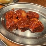 炭家 - 激辛ホルモン(3辛)