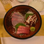 錦 - お刺身三点盛り