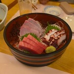 錦 - お刺身三点盛り