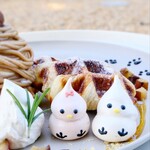 NOA COFFEE - 【2025.11】モンブランクロッフル(税込910円)