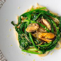 浅草開化楼〜カラヒグ麺〜 ムール貝　寒締め吾郎丸