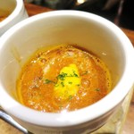 Restaurant OKADA - 山口県萩から届いた渡り蟹のビスク　ルイユトースト添え
