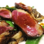 Restaurant OKADA - フランス産　鴨胸肉　茸のソース