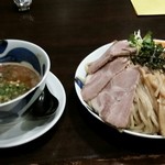 荒川らーめん魂 あしら - 全粒粉特製つけめん(魚介醤油)870円(*´∇｀*)