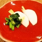 トラットリア・アルモ - アミューズの蕪が美味しい（2014年11月）