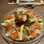 活魚 魚一 - 海鮮サラダ