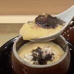 東桜 瑞穂 - 香茸かおる濃厚でクリーミィな白子入の茶碗蒸し