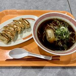 幸楽苑 - 料理写真:郡山ブラック・素らーめん餃子セット