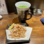 炭火やきとりと家庭創作料理 にこいち - 川海老が珍しくて頼んでしまった