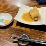 炭火やきとりと家庭創作料理 にこいち - 和芥子を貰ってつけて食べると美味さが増す
