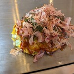 空オコノミヤキ - イカ天豚卵　プラス　そば