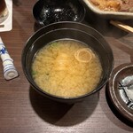 民芸酒房 牧水 - 味噌汁