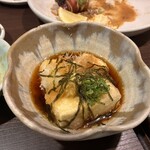 民芸酒房 牧水 - 揚げ出し豆腐