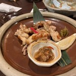 民芸酒房 牧水 - せせりの炙り焼き