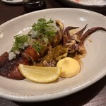 民芸酒房 牧水 - スルメイカのバター醤油