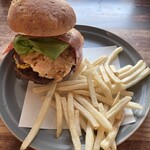 CAFE 日升庵 - バーガーセット