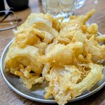 酒の奥田 - 小エビかき揚げ