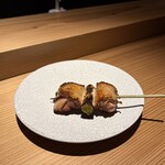 炭火串焼 鶏魚 - 