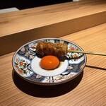 炭火串焼 鶏魚 - 