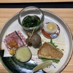 和食料理 和ごころ いなほ - 焼き物　松笠焼きやローストビーフなど