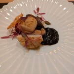 Restaurant つじ川 - ソースも帆立の火入れも絶品