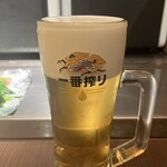 鉄板二百℃ - 生ビール一番搾り