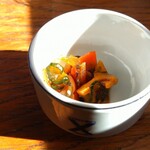 清泉寮本館レストラン - 自家製福神漬