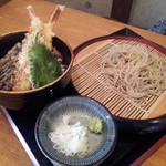 手打ち蕎麦わかお - 天丼セット２０１４，１１