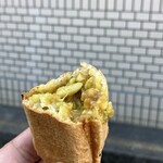 さかえや - カレー餡？　こりゃうまい